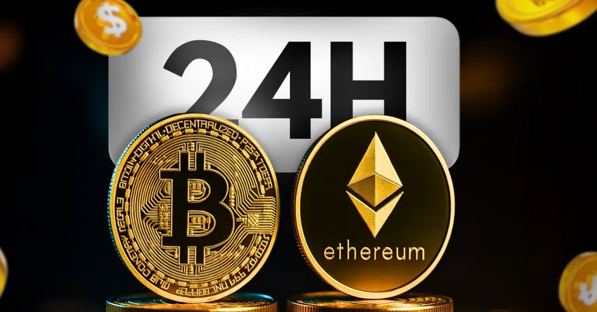 以太坊和比特币加密货币支付图标